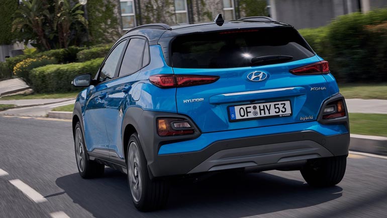 Tο Hyundai Kona Hybrid καίει 3,9 λίτρα καυσίμου στα 100 χλμ.